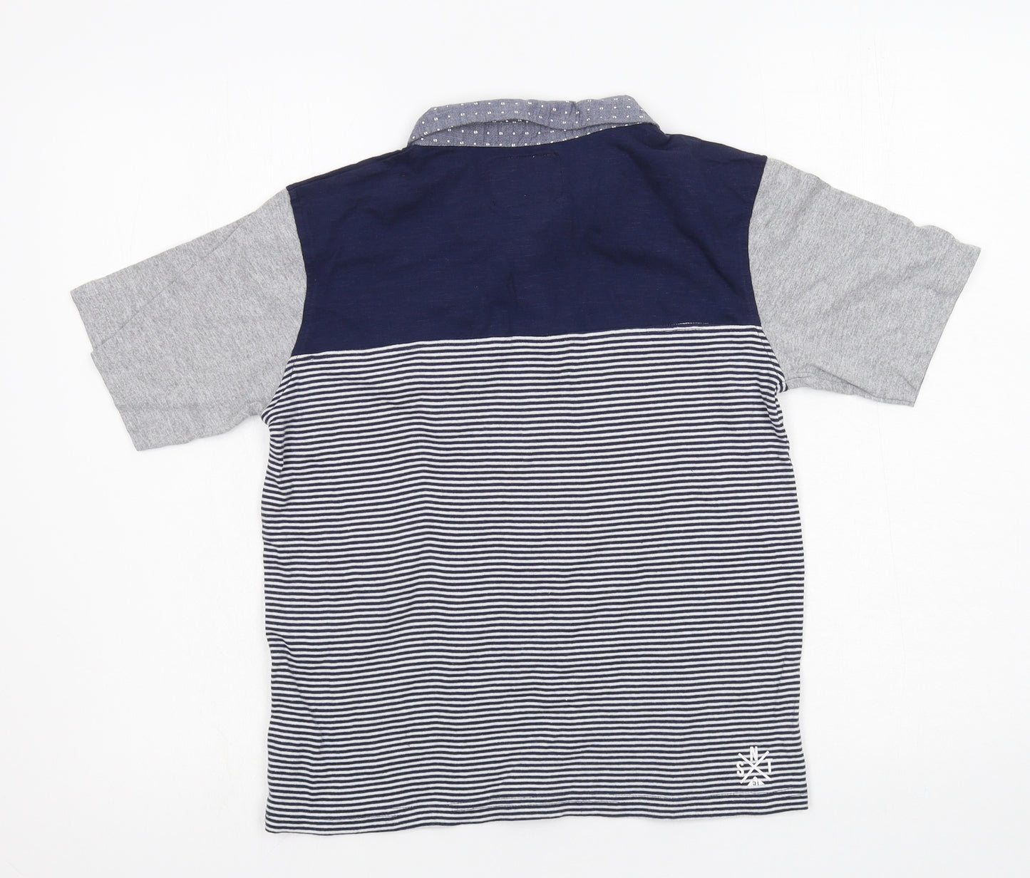 Sonneti Boys Blue Striped Jersey Basic T-Shirt Size 12-13 Years