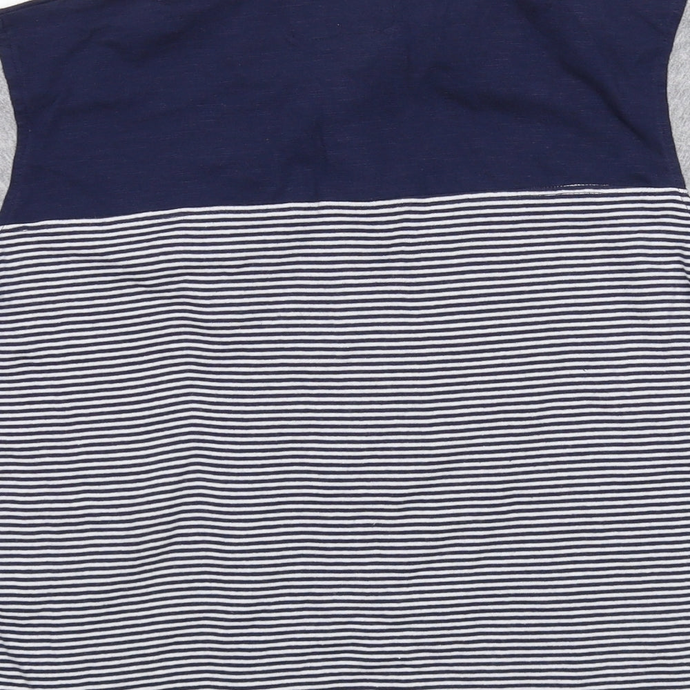Sonneti Boys Blue Striped Jersey Basic T-Shirt Size 12-13 Years