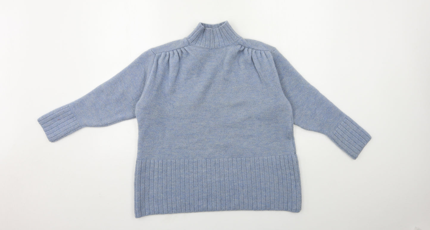 George Womens Blue  Knit Pullover Jumper Size 8