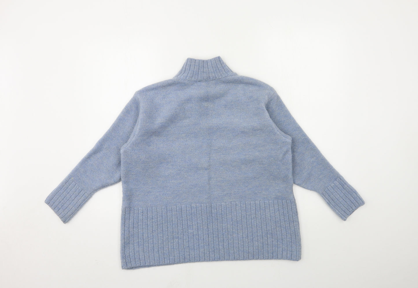 George Womens Blue  Knit Pullover Jumper Size 8