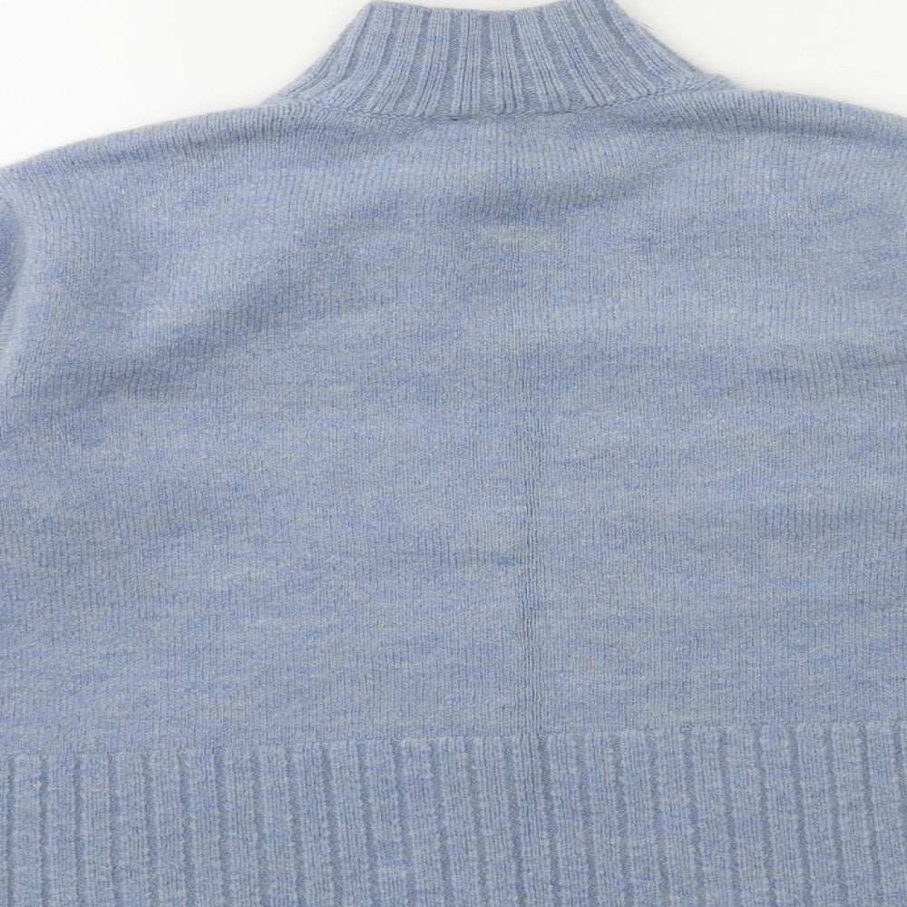 George Womens Blue  Knit Pullover Jumper Size 8