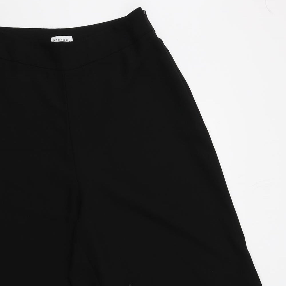 Warehouse Womens Black   Windbreaker Trousers Size 16 L24 in