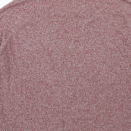 Red Herring Mens Red  Knit Pullover Jumper Size M