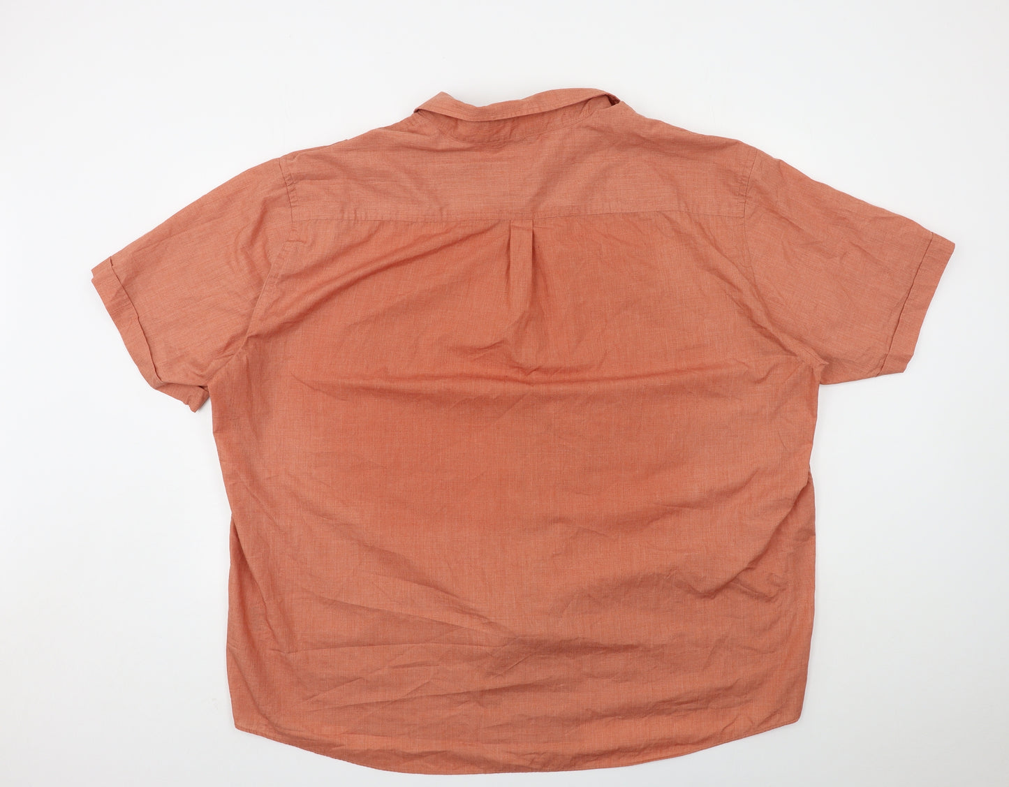 premier man Mens Orange    Button-Up Size 3XL