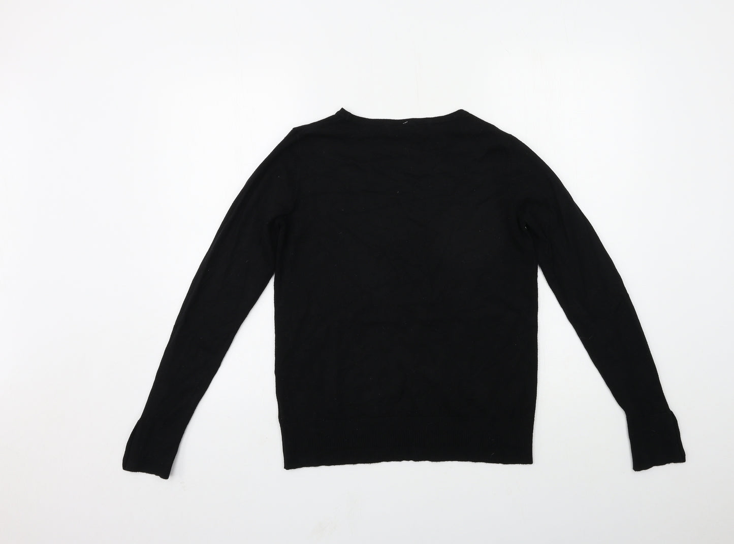 Dorothy Perkins Womens Black  Knit Pullover Jumper Size 12