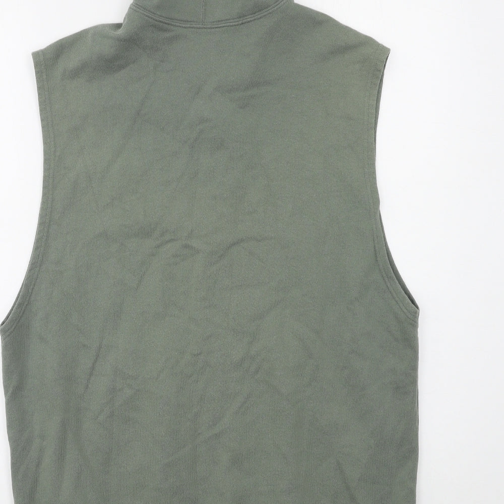 Marks and Spencer Mens Green   Full Zip Hoodie Size M