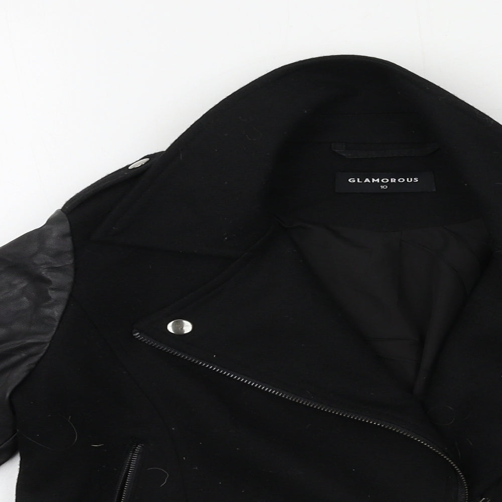 glamourous Womens Black   Jacket  Size 10