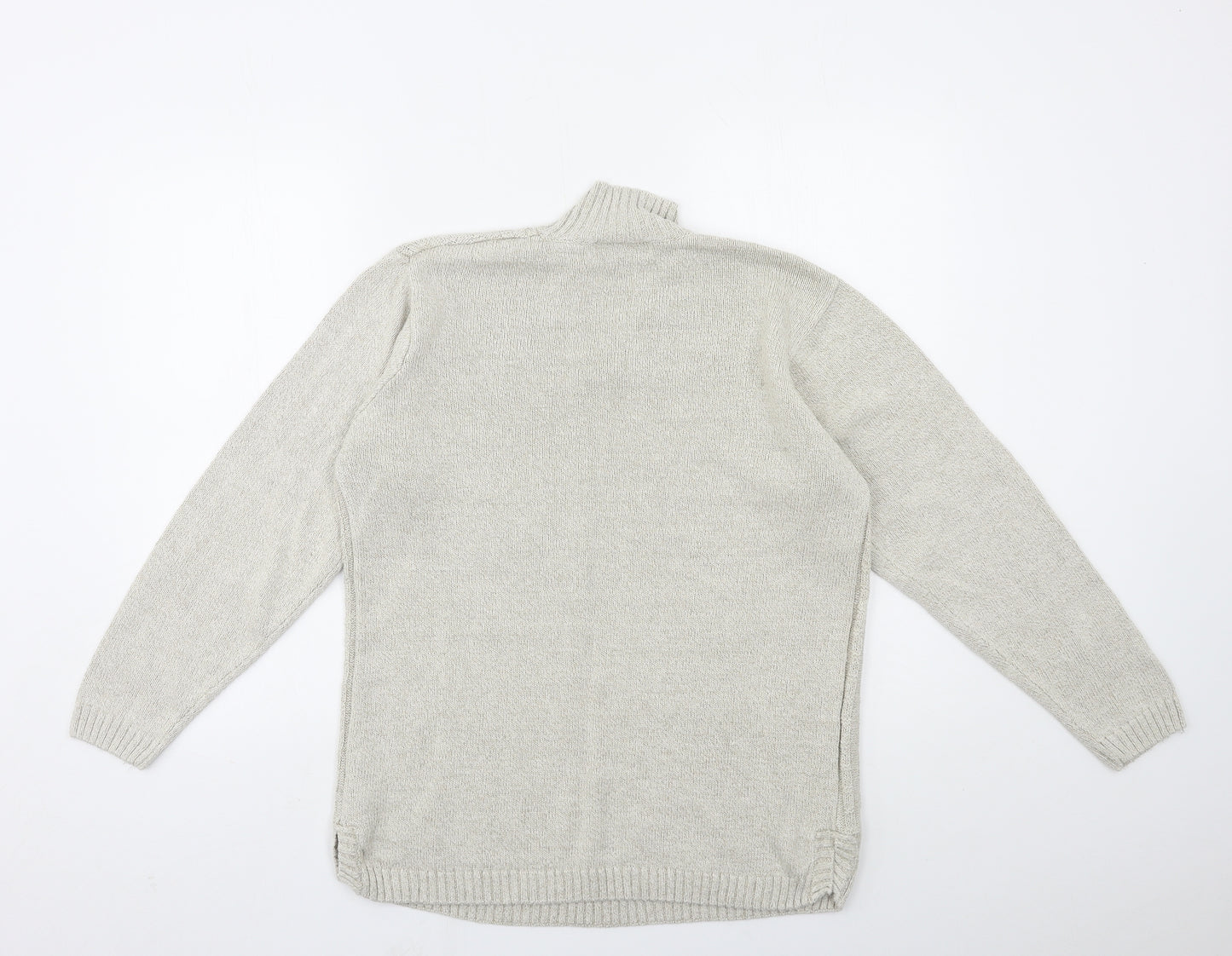 Jumper Womens Gold  Knit Pullover Jumper Size M
