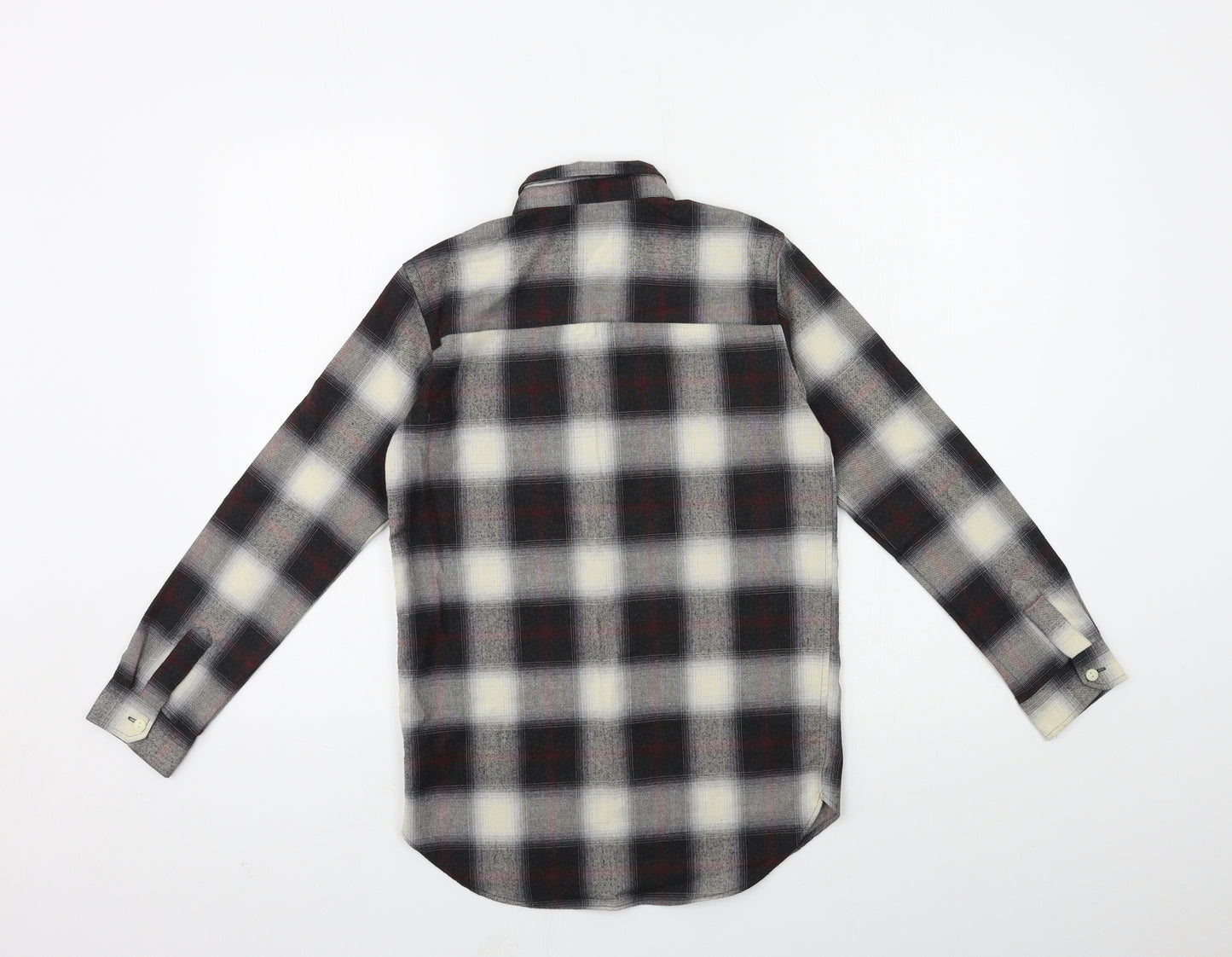 River Island Boys Grey Check  Basic Button-Up Size 11-12 Years