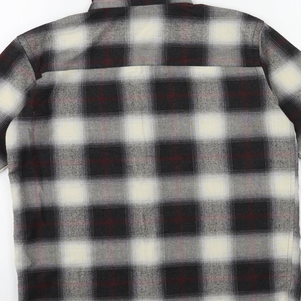 River Island Boys Grey Check  Basic Button-Up Size 11-12 Years
