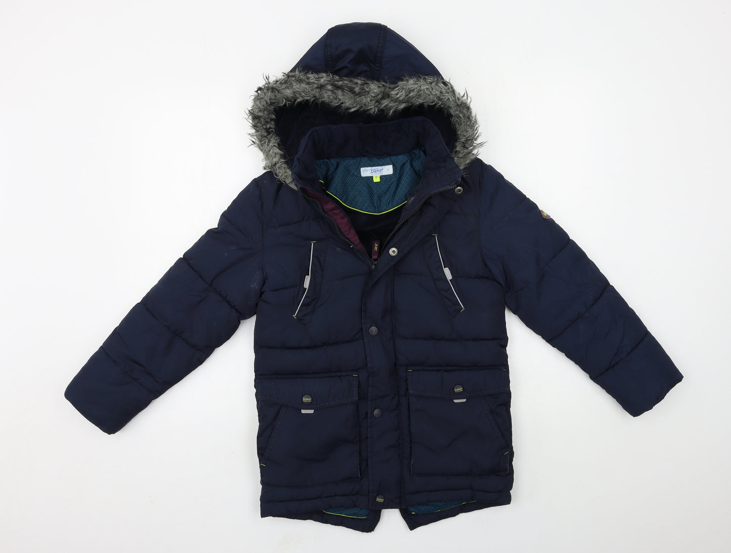 Ted Baker Boys Blue   Puffer Jacket Coat Size 10 Years