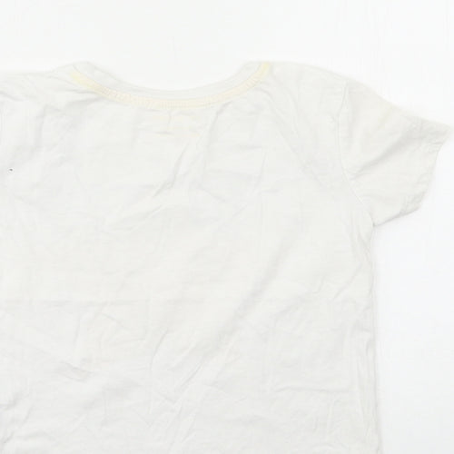 Primark Girls White   Basic T-Shirt Size 5-6 Years