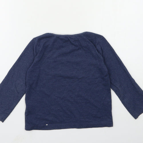 E-vie Girls Blue   Basic T-Shirt Size 3-4 Years
