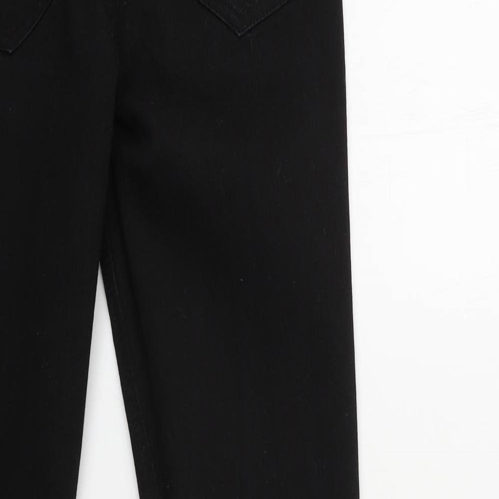 Long Tall Sally Womens Black  Denim Skinny Jeans Size 12 L33 in
