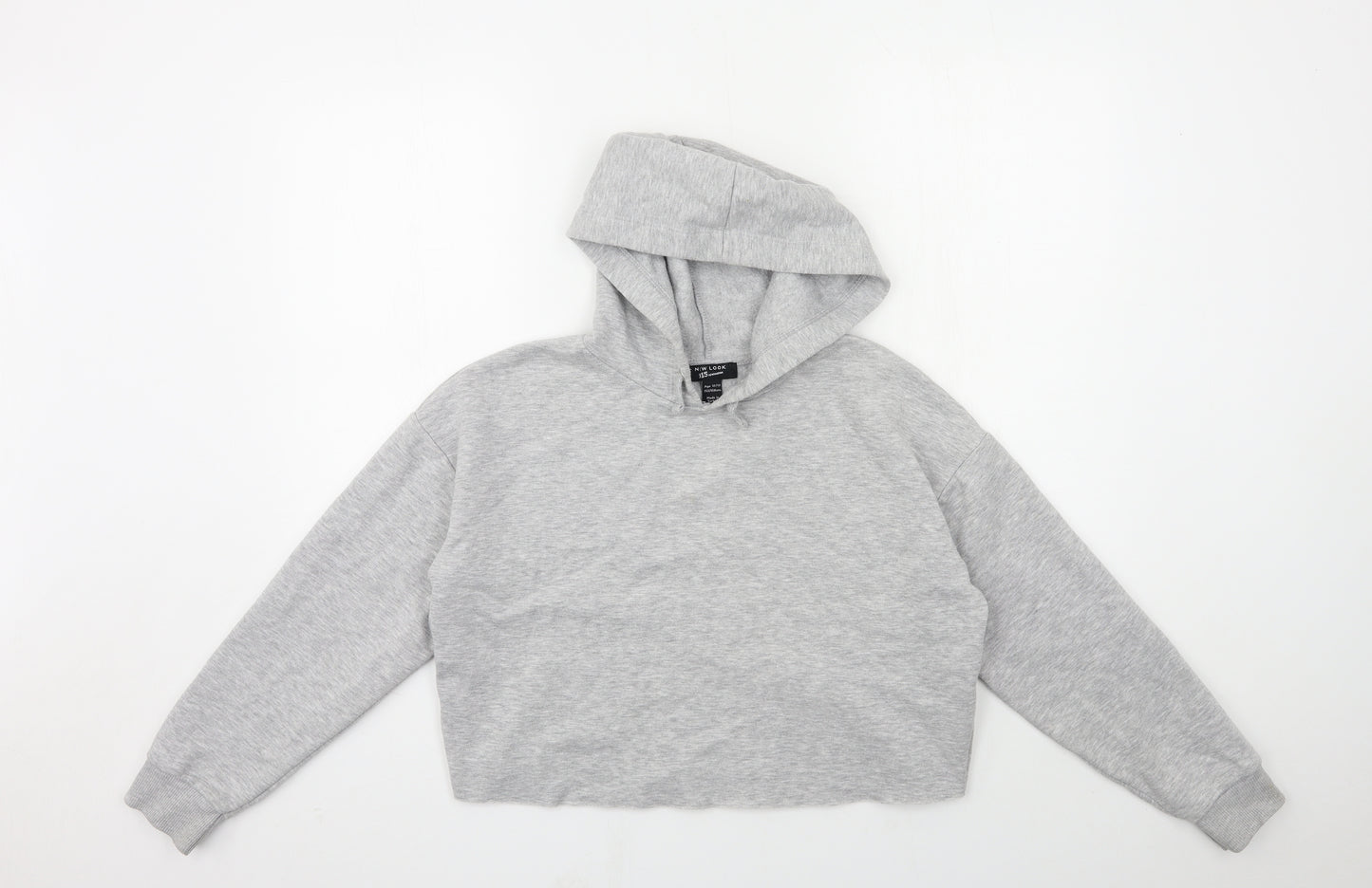 New Look Girls Grey   Pullover Hoodie Size 12-13 Years