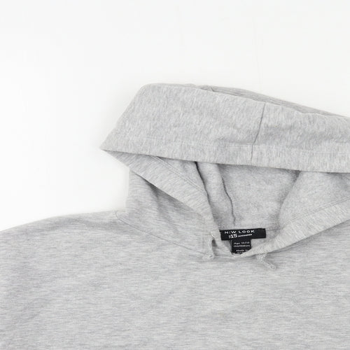 New Look Girls Grey   Pullover Hoodie Size 12-13 Years
