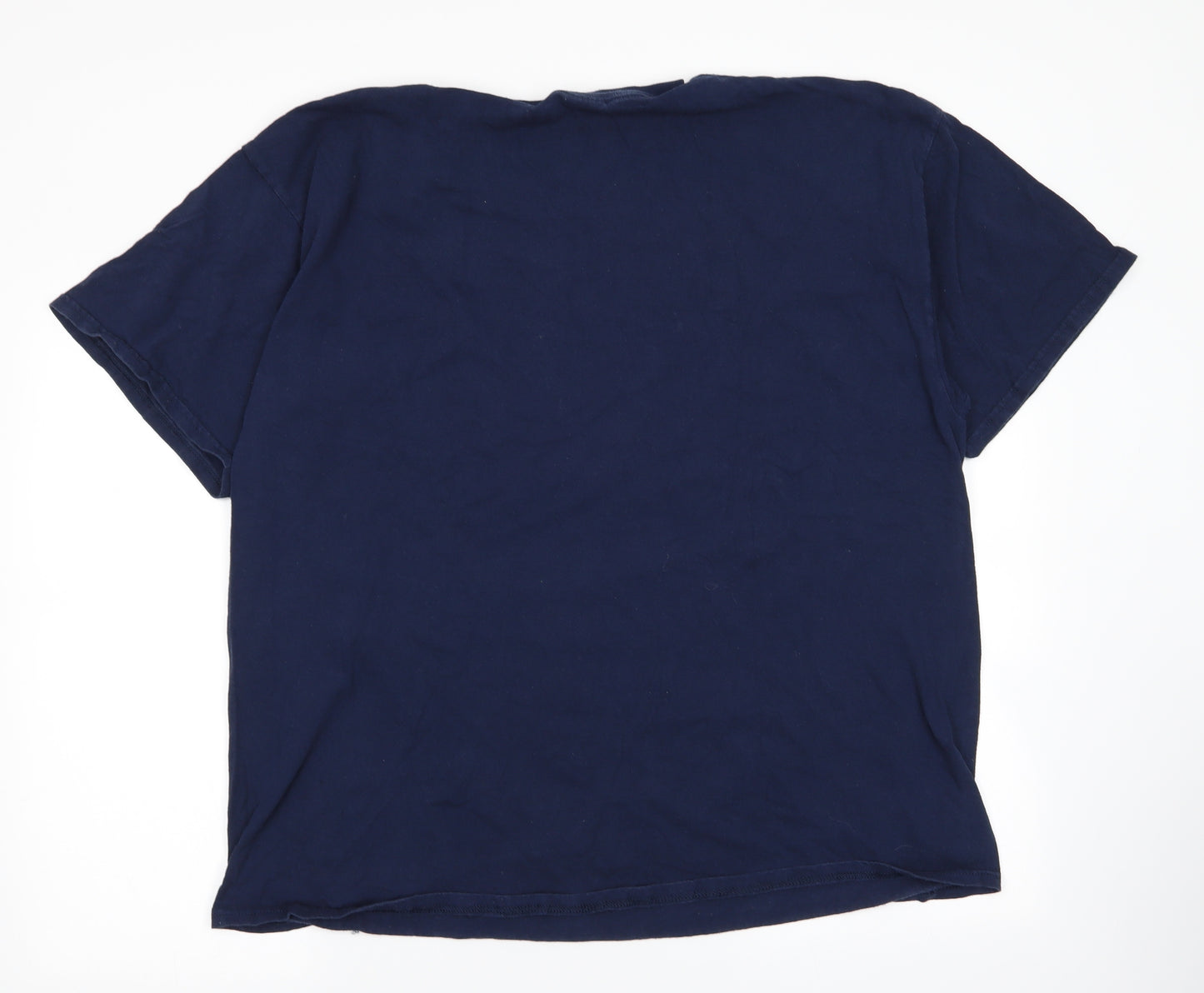 Gildan Mens Blue    T-Shirt Size 2XL  - smurfs