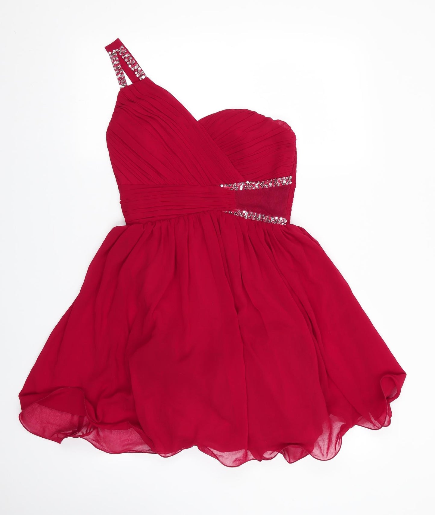 Little Misstress Womens Red   Fit & Flare  Size 12