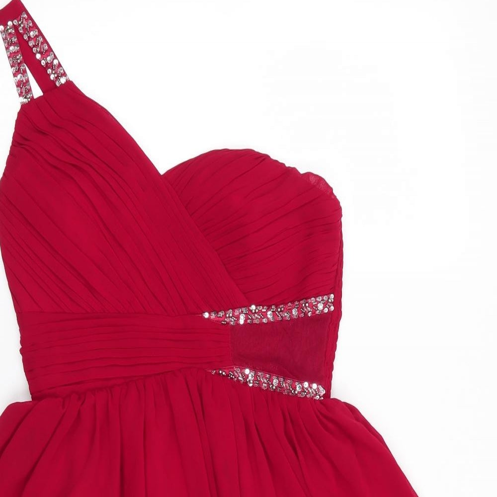 Little Misstress Womens Red   Fit & Flare  Size 12