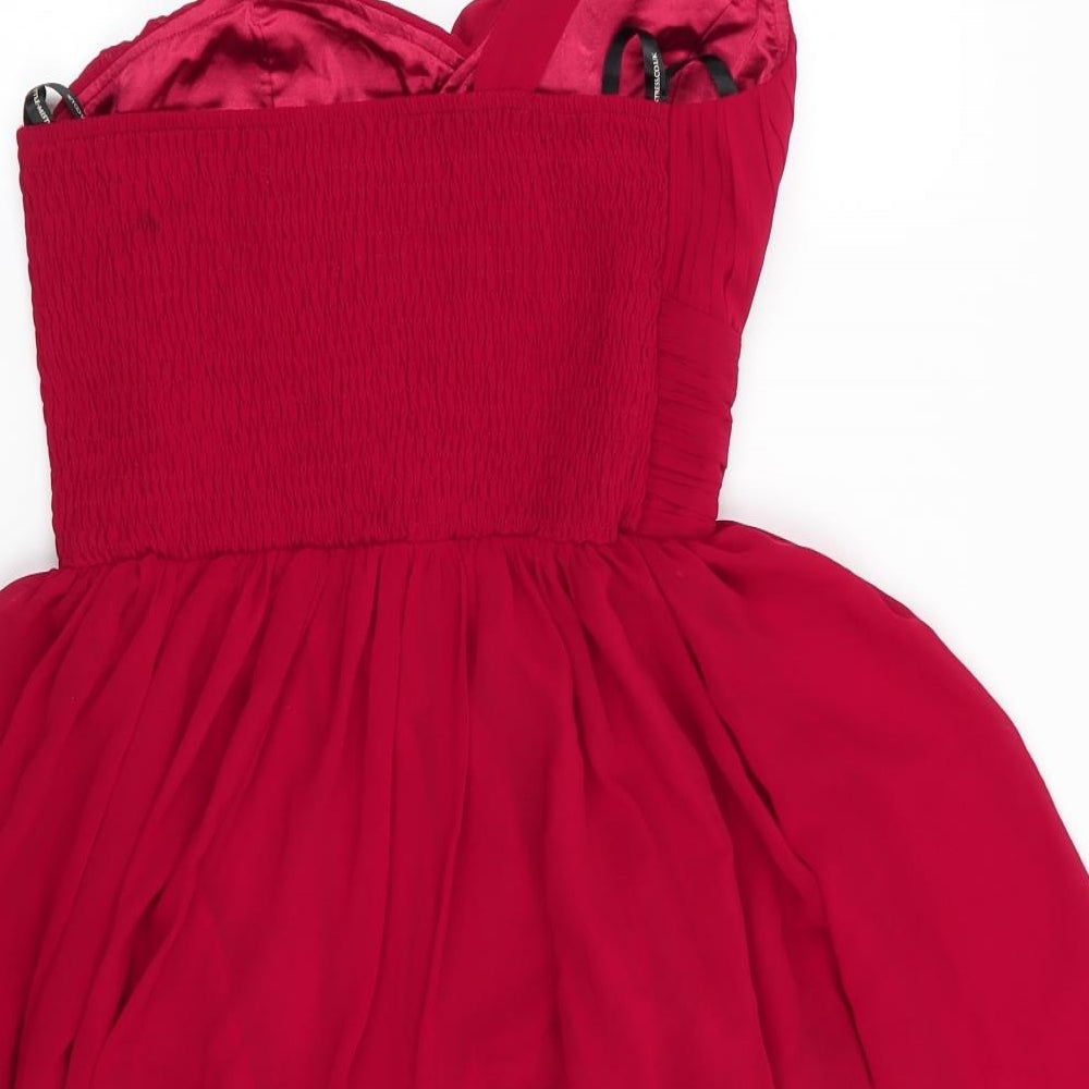 Little Misstress Womens Red   Fit & Flare  Size 12