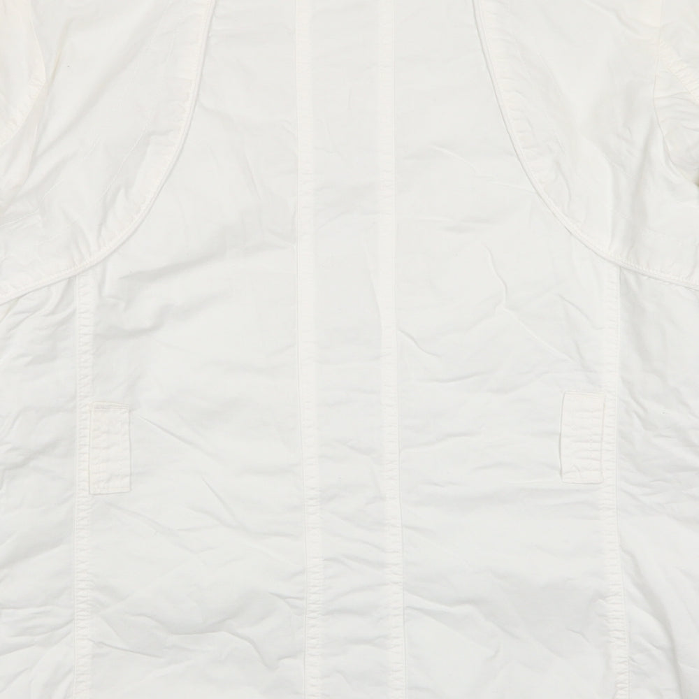 F&F Womens White   Jacket Coat Size 14
