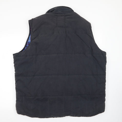 F&F Mens Blue   Gilet Coat Size 3XL