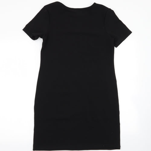 Preworn Womens Black   A-Line  Size 8