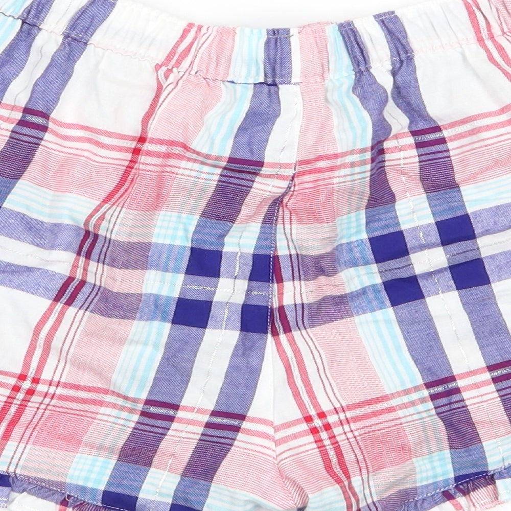 TU Womens Multicoloured Check  Capri Pyjama Pants Size 10  - shorts