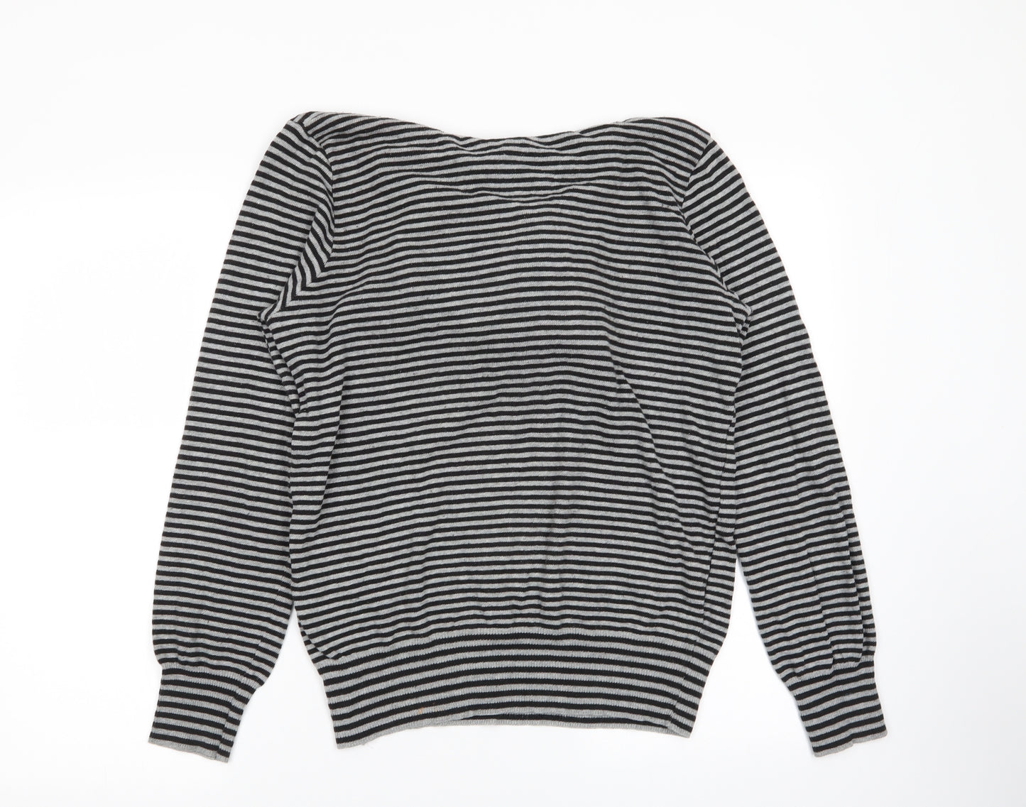 Topman Mens Multicoloured Striped  Pullover Jumper Size M