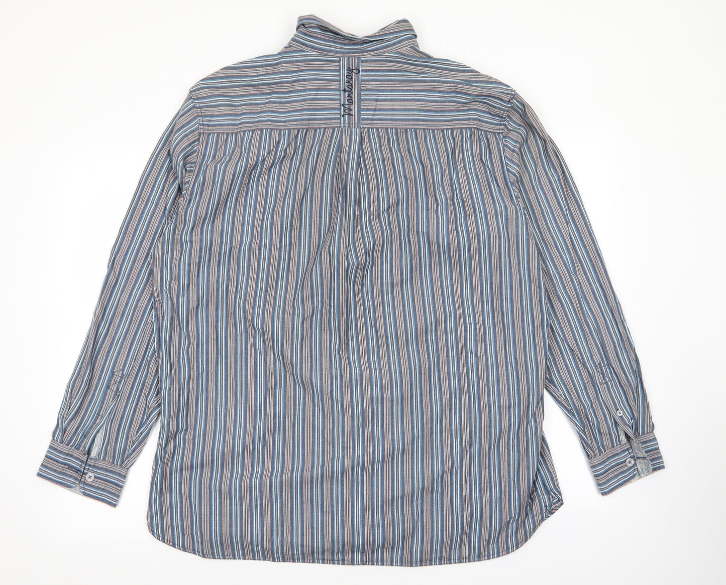 montaray Mens Multicoloured Striped   Button-Up Size XL