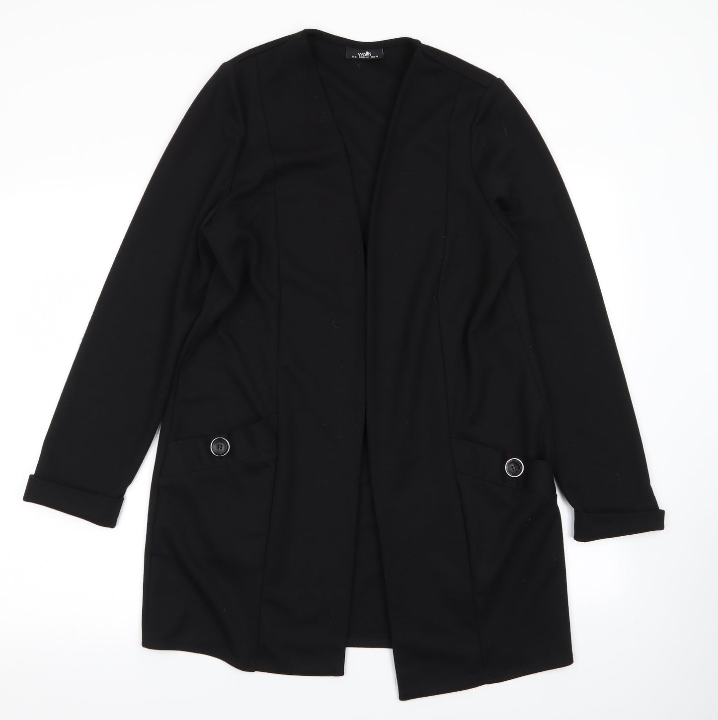Wallis Womens Black   Cardigan Jumper Size M