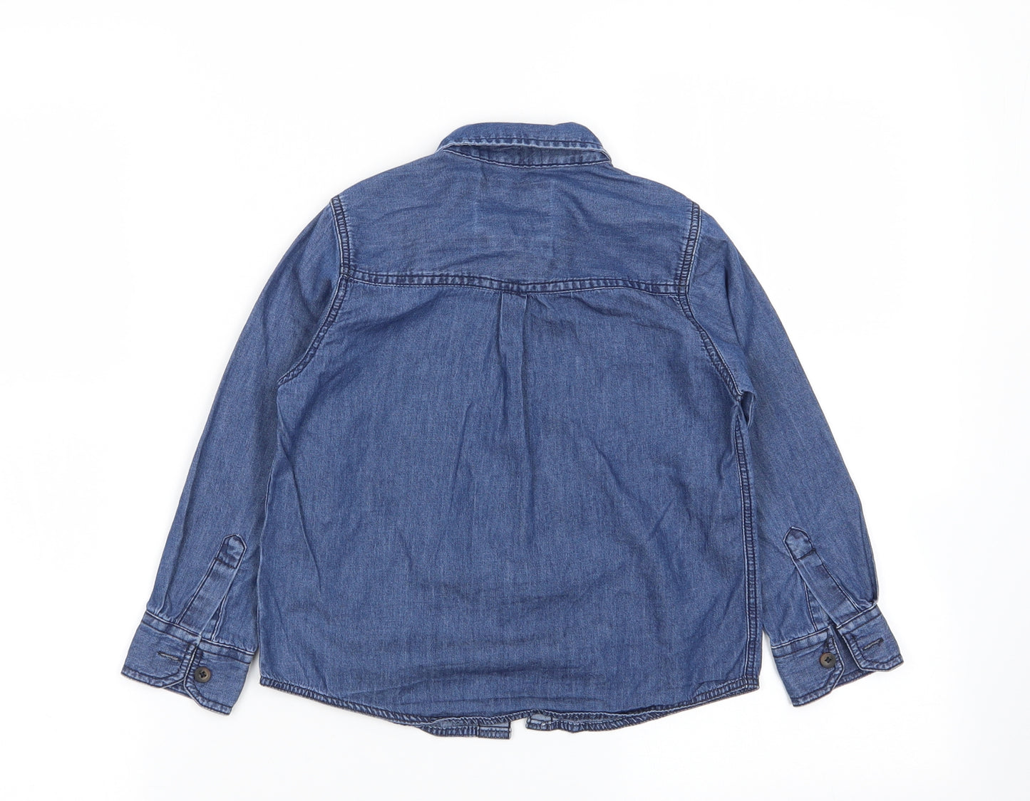 Matalan Boys Blue   Basic Button-Up Size 4 Years