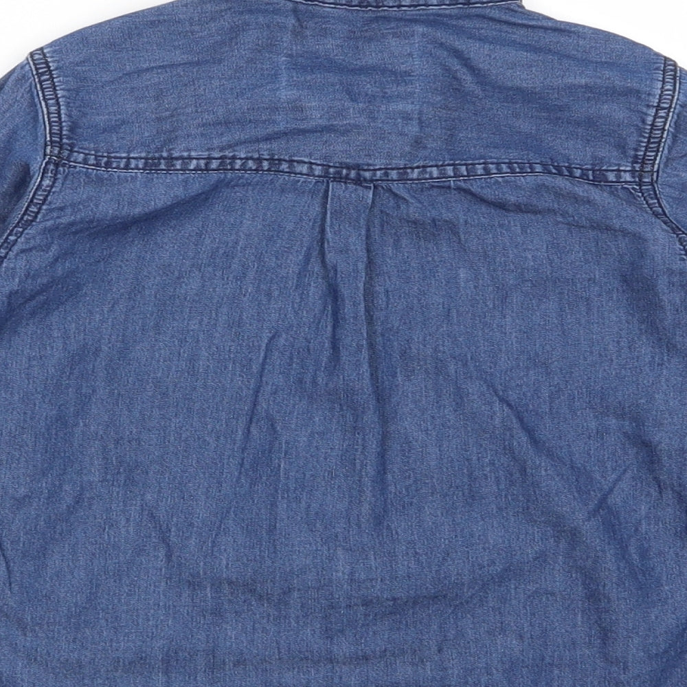 Matalan Boys Blue   Basic Button-Up Size 4 Years
