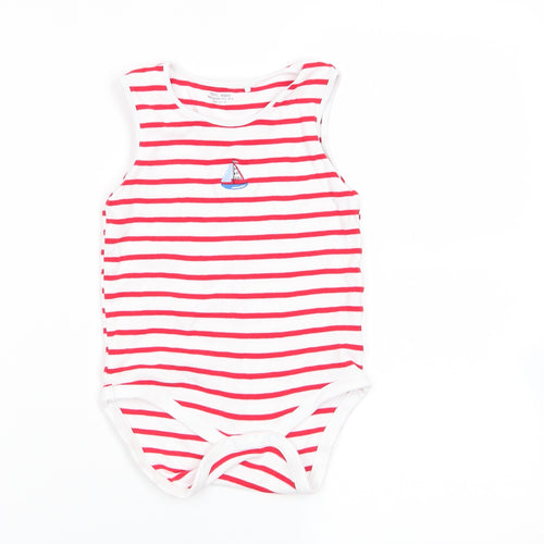 NEXT Boys Multicoloured Striped  Babygrow One-Piece Size 36 Months