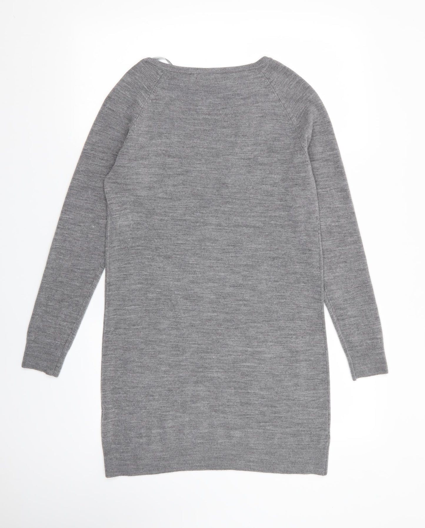 Primark Womens Grey   Jumper Dress  Size 8
