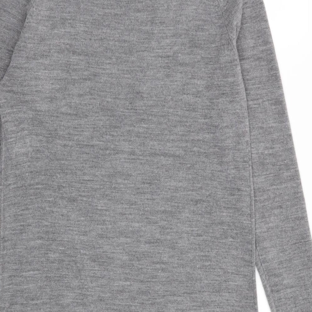 Primark Womens Grey   Jumper Dress  Size 8
