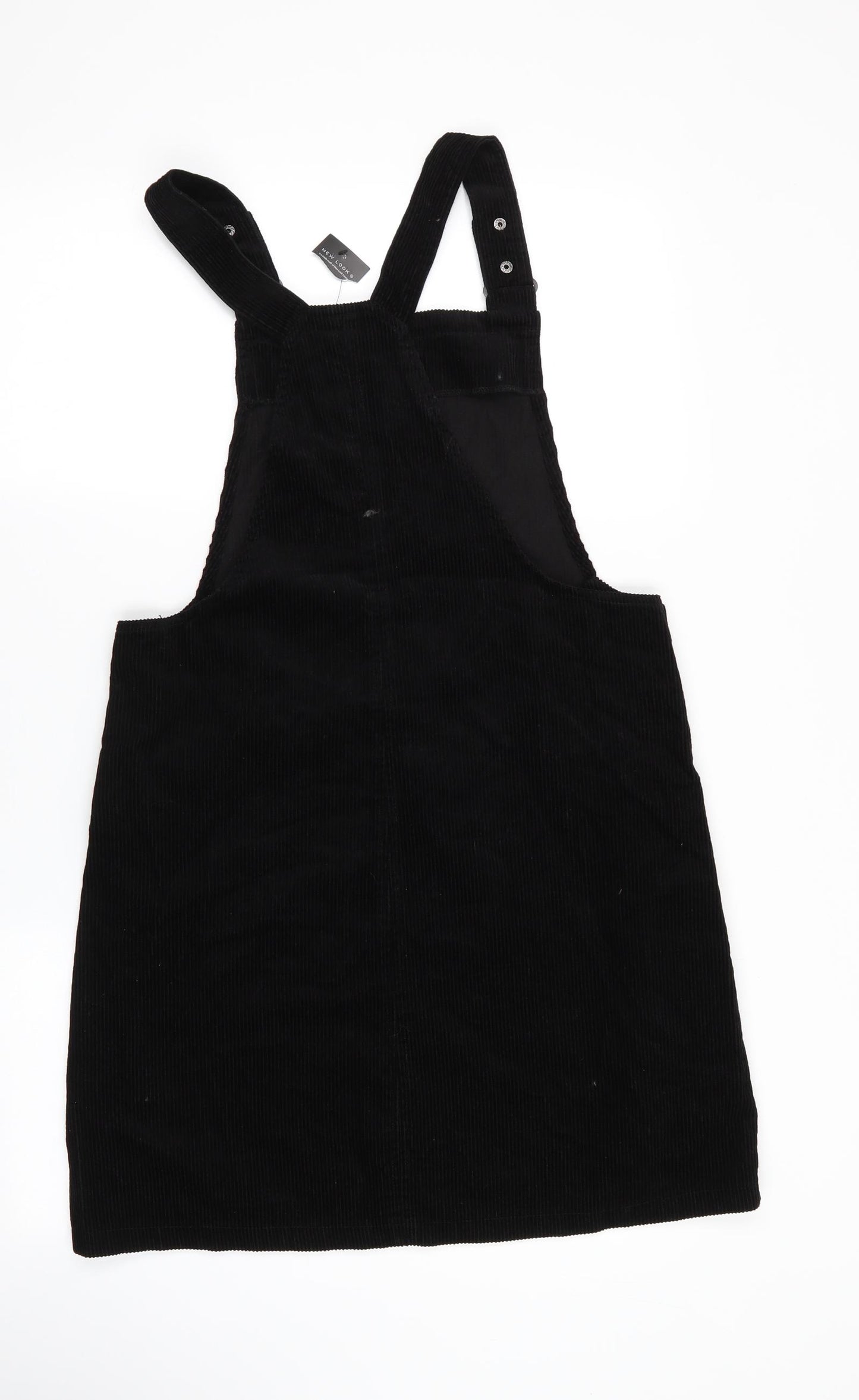 New Look Womens Black   Pinafore/Dungaree Dress  Size 12