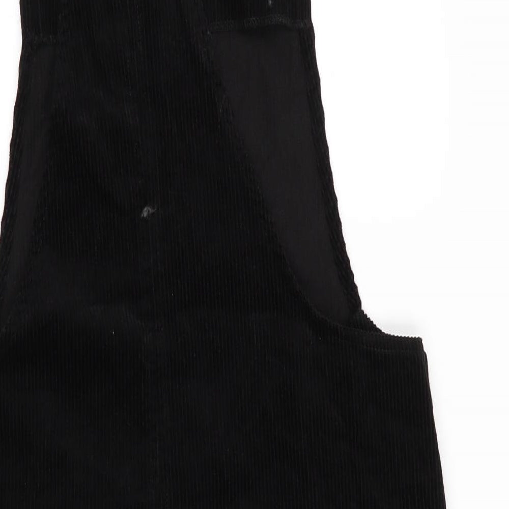 New Look Womens Black   Pinafore/Dungaree Dress  Size 12