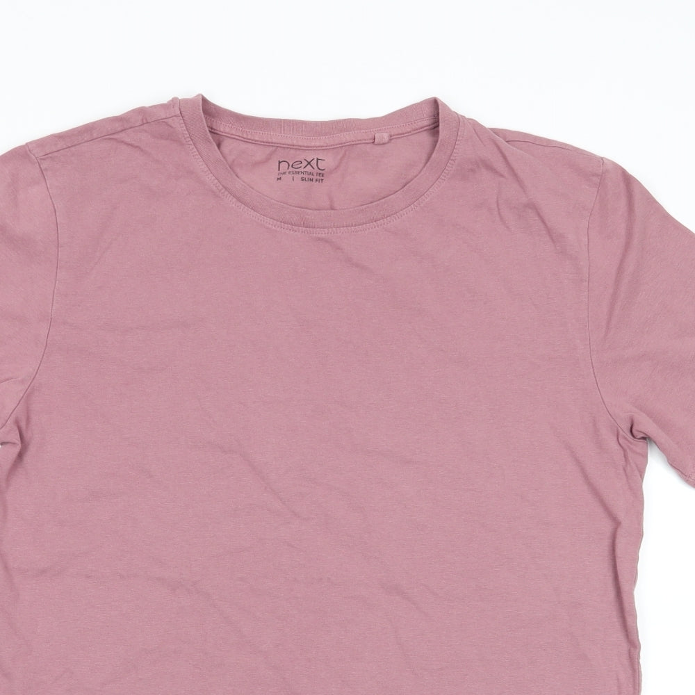 NEXT Mens Pink    T-Shirt Size M