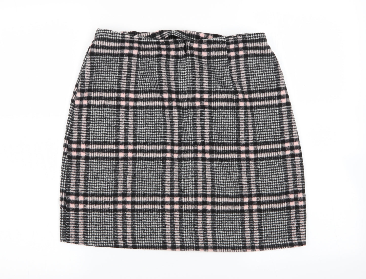 Peacocks Womens Multicoloured Check  Mini Skirt Size 10