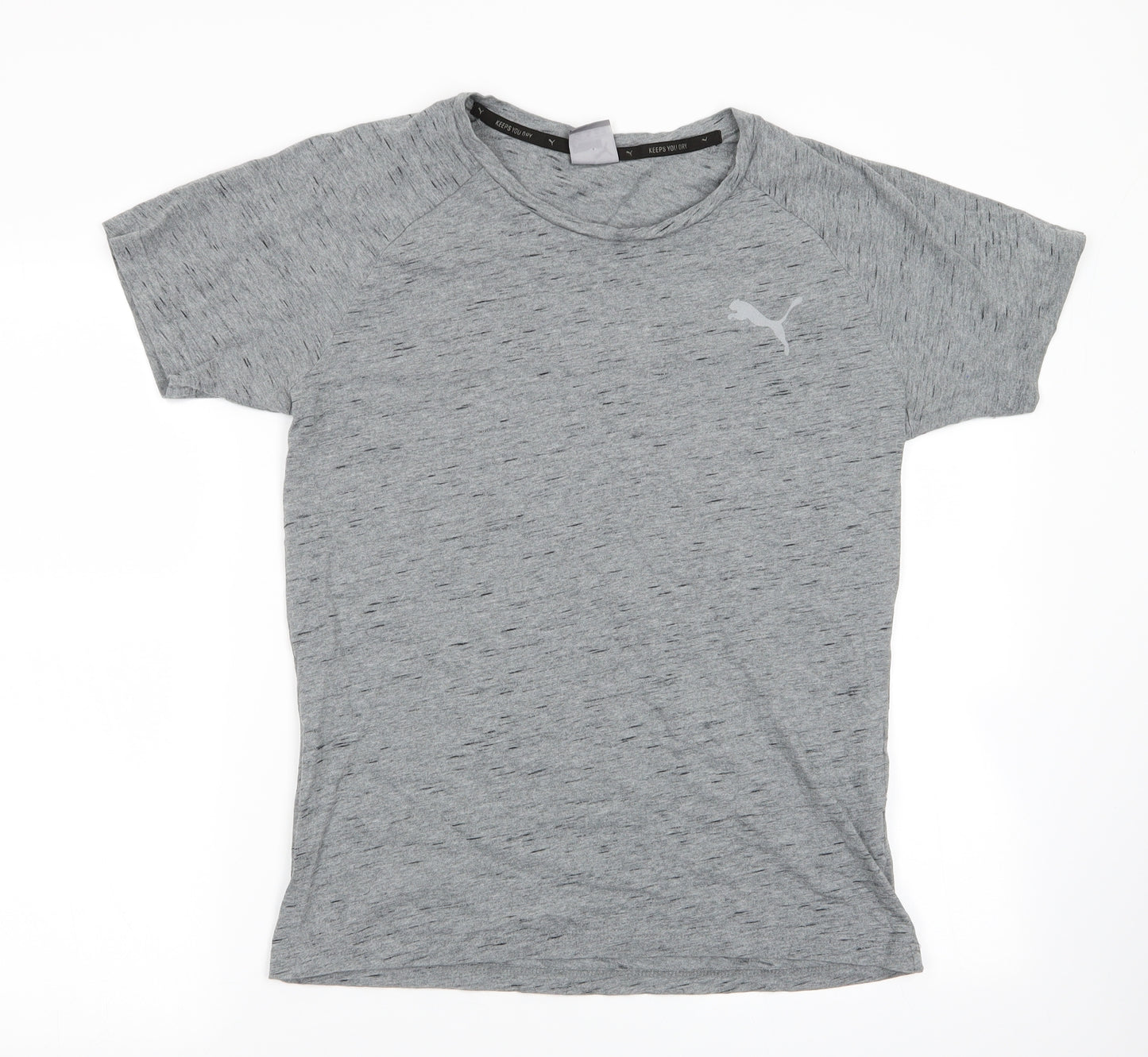 PUMA Mens Grey    T-Shirt Size M