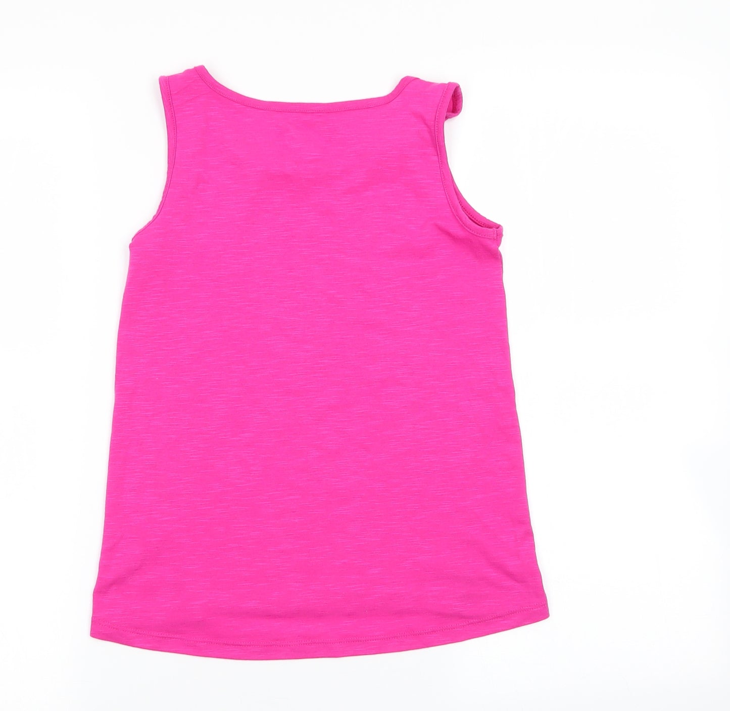 F&F Girls Pink   Basic Tank Size 9-10 Years
