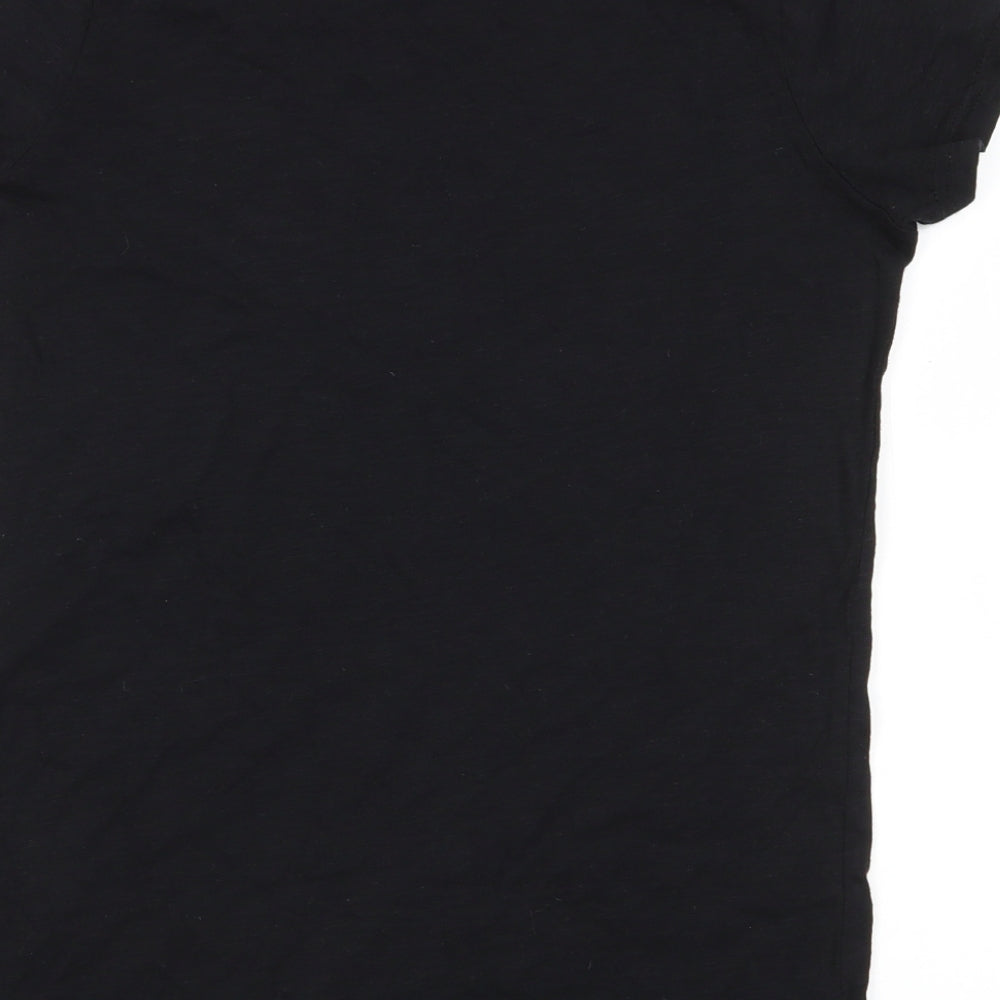 Primark Girls Black   Basic T-Shirt Size 12-13 Years