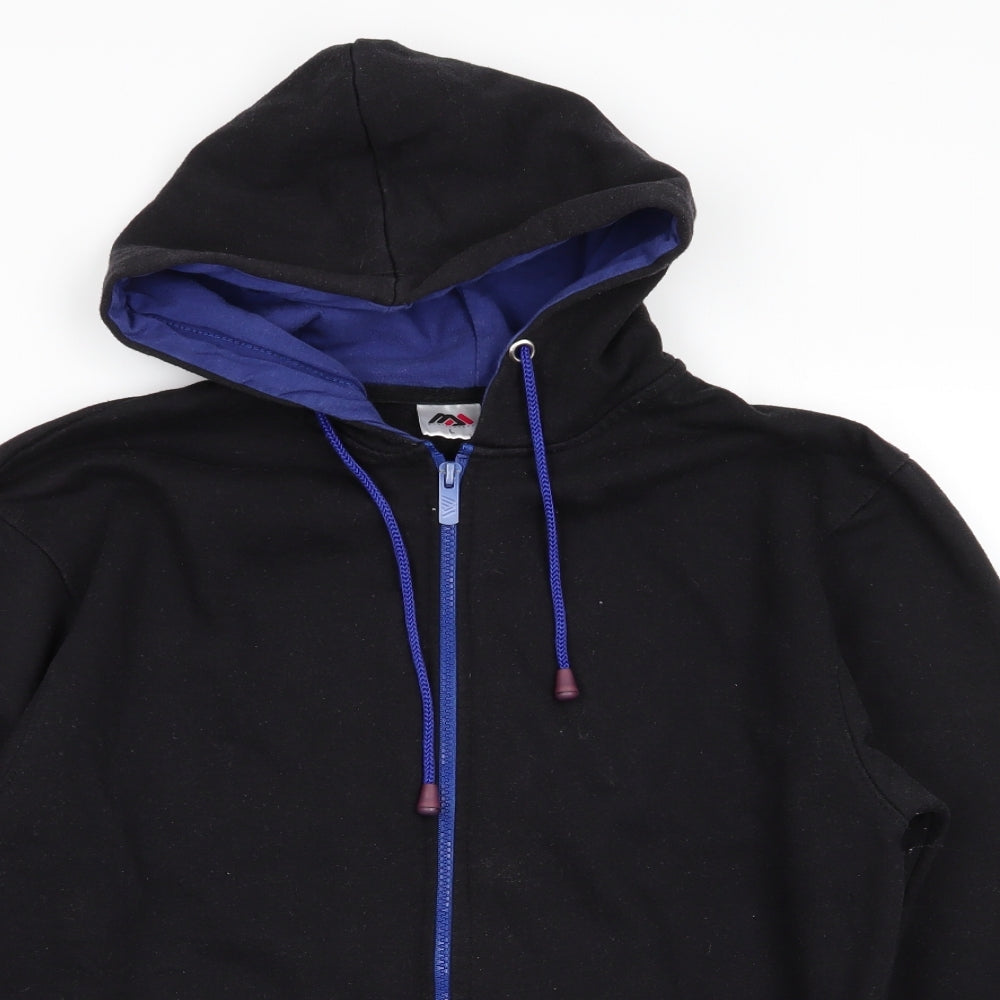 mymixtrendz Mens Black   Full Zip Jumper Size L