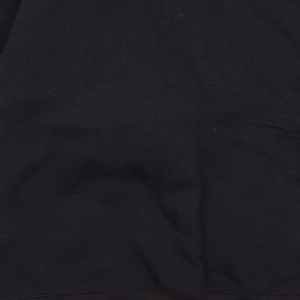 mymixtrendz Mens Black   Full Zip Jumper Size L