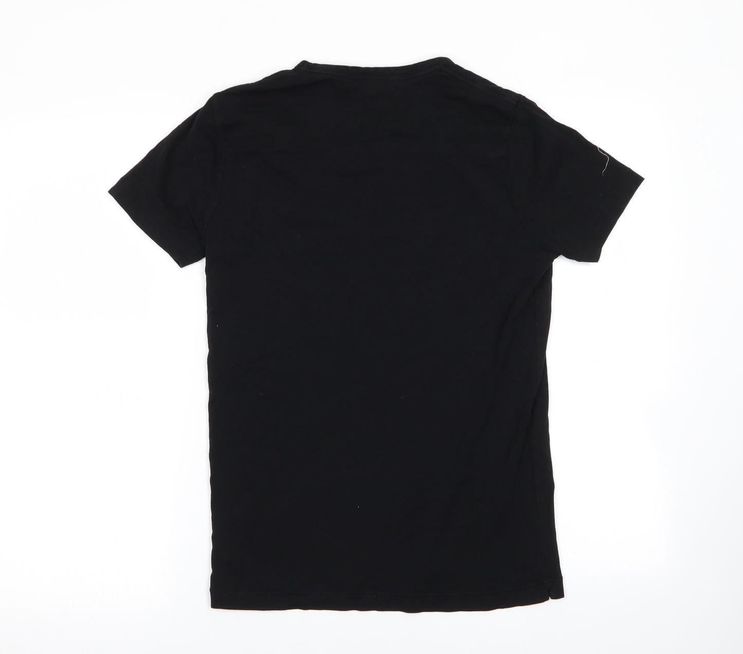 French Connection Mens Black    T-Shirt Size S