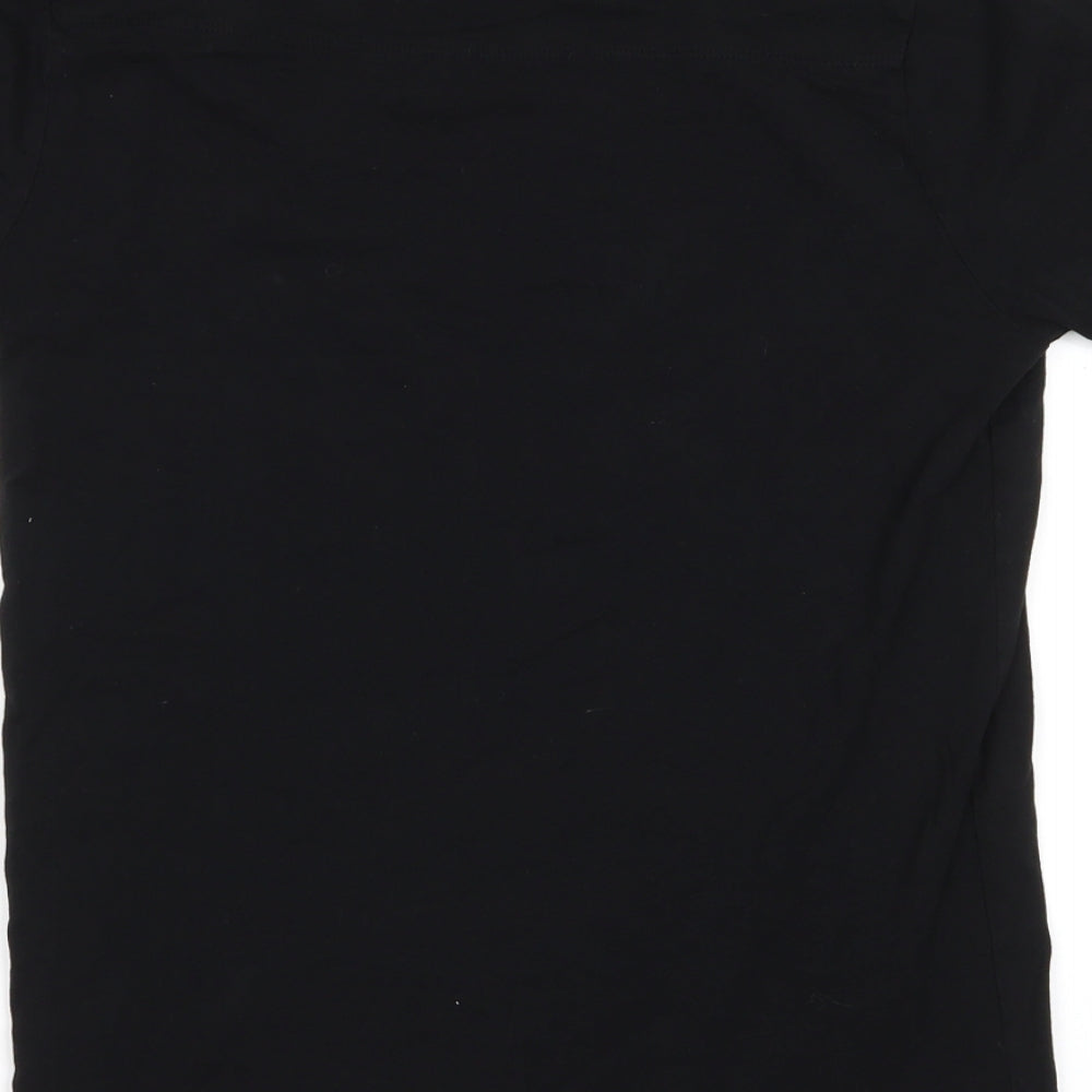 French Connection Mens Black    T-Shirt Size S