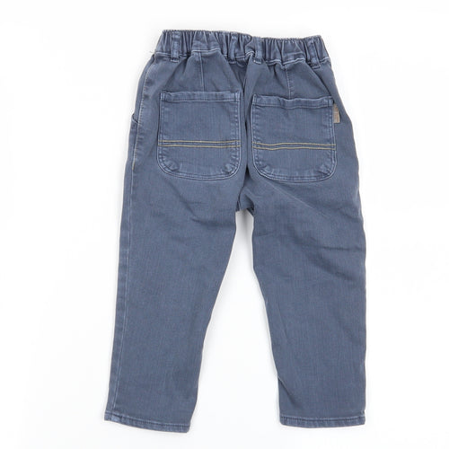 Zara Boys Blue   Cropped Trousers Size 18-24 Months  - chino