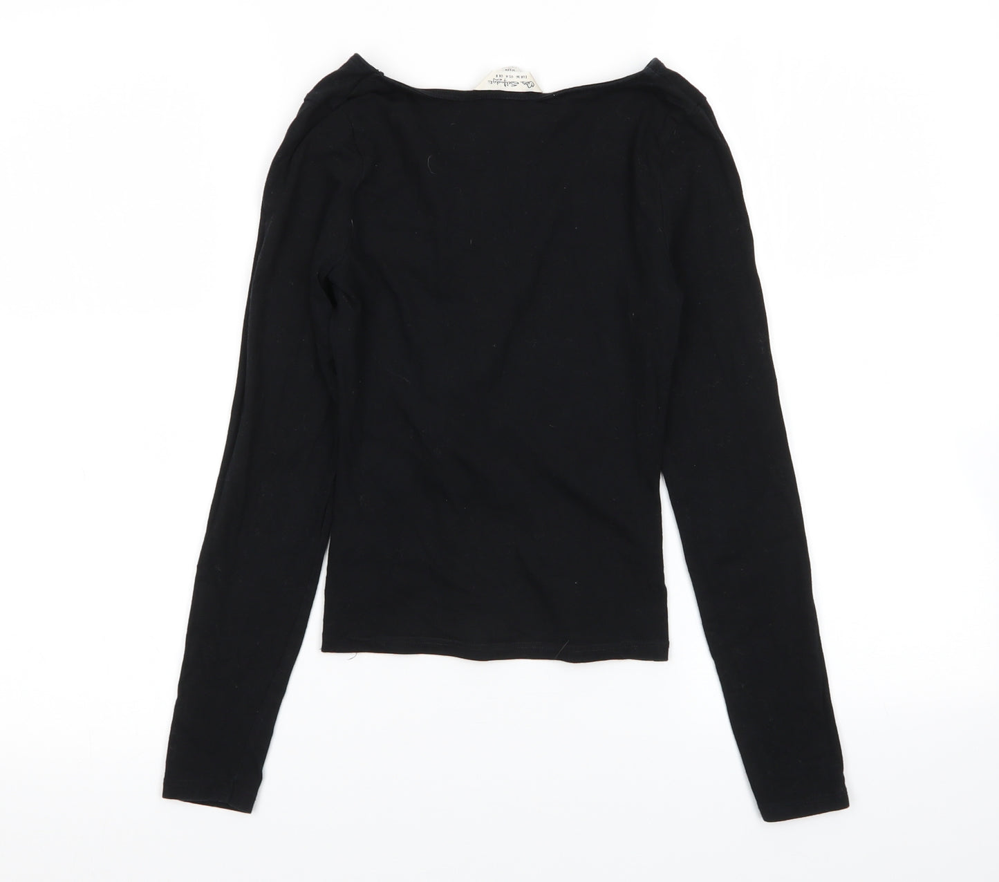Miss Selfridge Womens Black   Basic T-Shirt Size 8