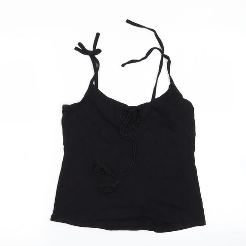 love to lounge Womens Black Solid  Top Pyjama Top Size 6